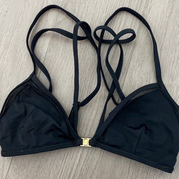 Topshop Other - Top shop black bikini top size 6